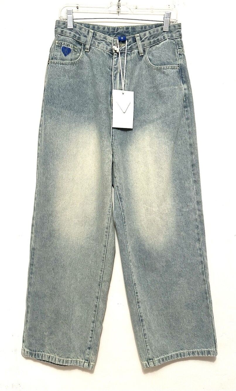 Aelfric Eden Size 30 / 10 US NWT Baggy Denim Blue Jeans